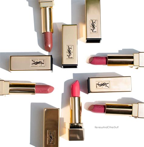 YSL Lipstick Review: YSL Rouge Pur & YSL Rouge 